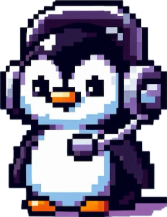 Just a penguin